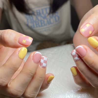 Manicure Gel Polish Easy Design - Luxe nails lash