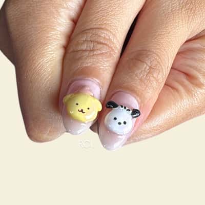 3D nail - karakter - RCL Nailart  - CheloStudio