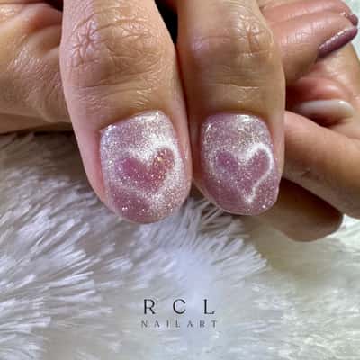 Soft Tips Extension CatEye + Russian Manicure  - RCL Nailart  - CheloStudio