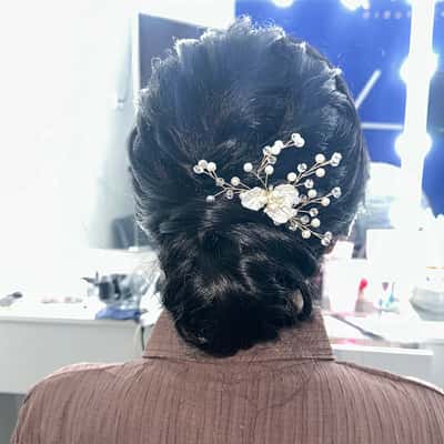 Additional hairdo by partner - chamelia masfufah