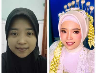 make up wedding - indah felani
