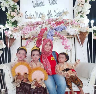 make up party anak - indah felani