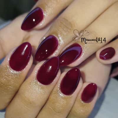 Russian manicure + gel color basic - Fathiya Aldil