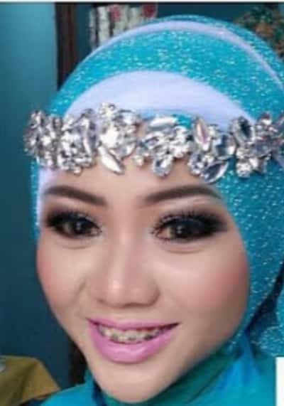 makeup and hairdo /hijabdo wedding - nanie yani