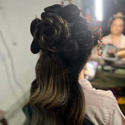 Hair do sangjit  - Vivie  Lioe Mua  