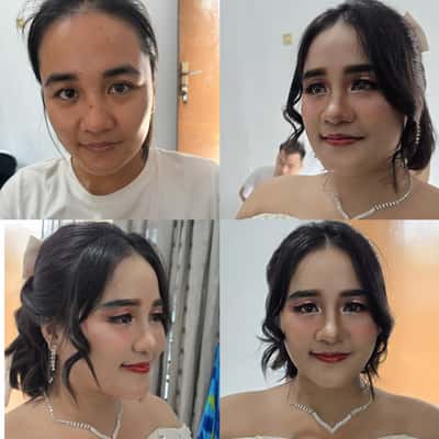 Makeup & hairdo prewedding - Jane Violeta
