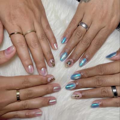 Nail gel fingers and toes (art) without 3D  - Reight Beauty Studio