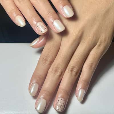 Gel with Nail Art - Feriza Azura