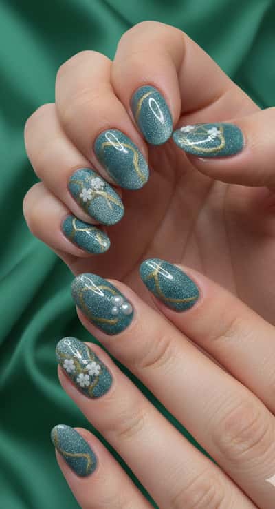 Nail polish + nail art 3d Chrome - Michi Nail Designer