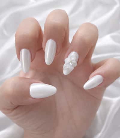 Nail extention + 3D 2 jari - Michi Nail Designer