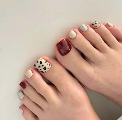 Russian Pedicure + gel color - inggrid rut