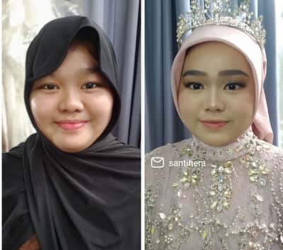 Make up wedding - Santi Herawati